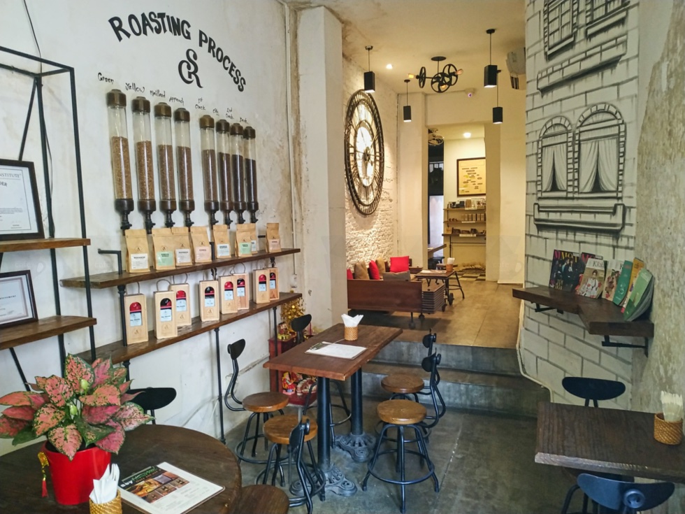 Saigon Coffee Roastery Interior